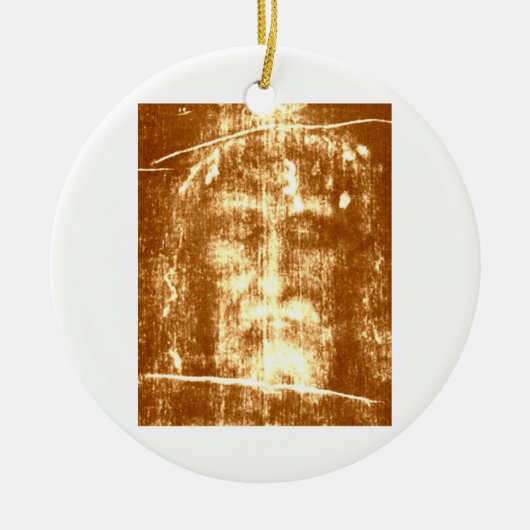 TURIN SHROUD KERAMIKORNAMENT (Vorne)