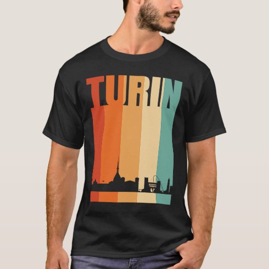 Turin Skyline T-Shirt (Vorderseite)