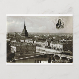 Turin, Turin, Stadtansicht Postkarte