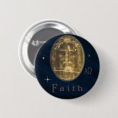 Turiner Grabtuch Button (Vorne & Hinten)