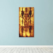 Turiner Leichenbart: Jesus Christus Leinwanddruck (Insitu (Holzboden))