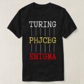 Turing und Enigma T-Shirt (Design vorne)
