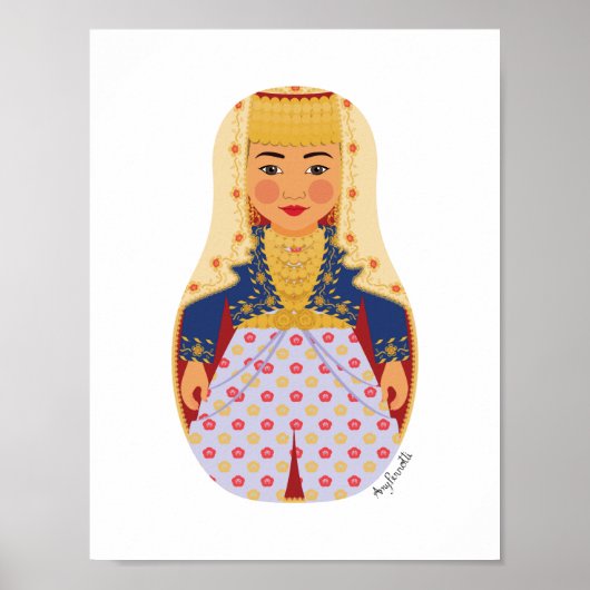 Turk Bride Matryoshka Poster (Vorne)