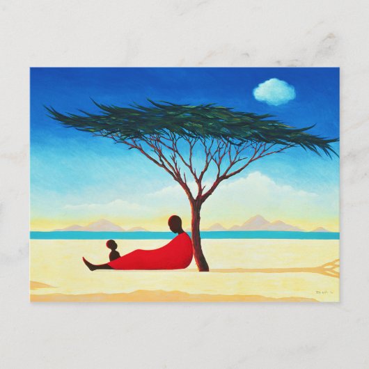 Turkana Nachmittag 1994 Postkarte (Vorderseite)