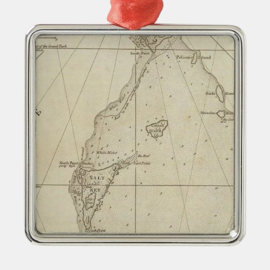 Türke-Inseln Silbernes Ornament (Vorne)