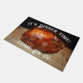 Türkei Abendessen Erntedank Fußmatte (Schrägansicht)