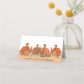 Türkei Abendessen Platzkarte (Rückseite)