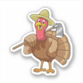 Türkei als Bauer Aufkleber (Vorderseite)