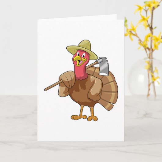 Türkei als Bauer Karte (Gelbe Blume)