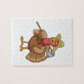 Türkei als Bauer Puzzle (Horizontal)