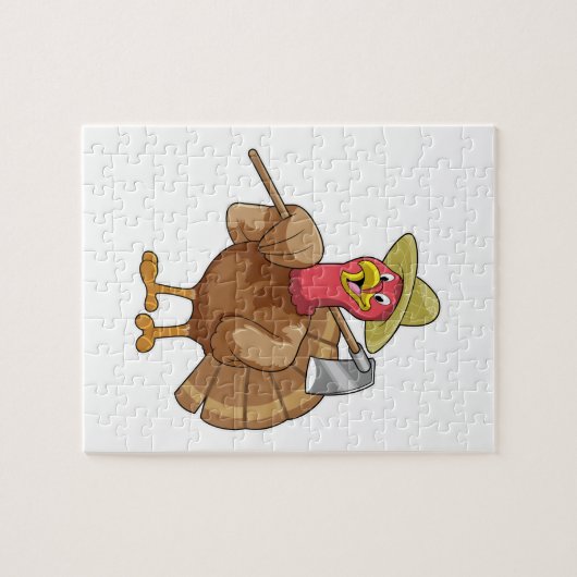 Türkei als Bauer Puzzle (Horizontal)