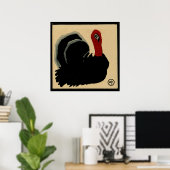 Türkei - Antike, farbenfrohe Buchillustrierung Poster (Heimbüro)