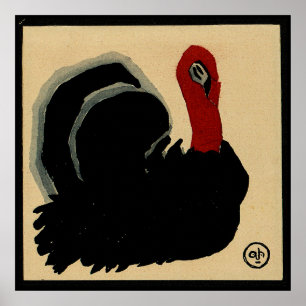 Türkei - Antike, farbenfrohe Buchillustrierung Poster