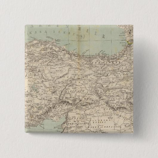 Türkei-Atlas-Karte Button (Vorderseite)