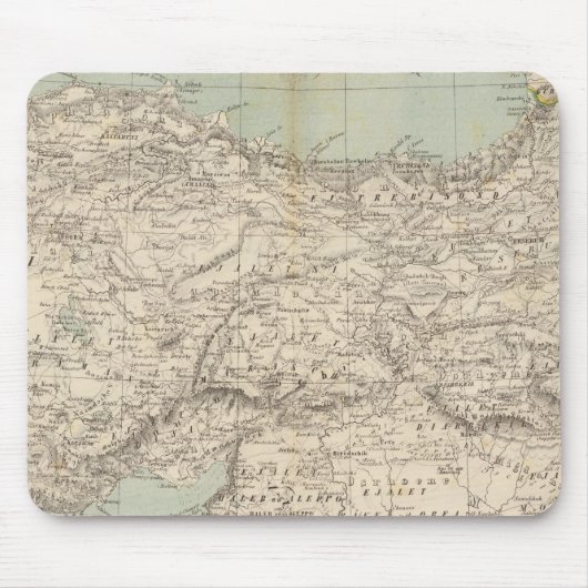 Türkei-Atlas-Karte Mousepad (Vorne)