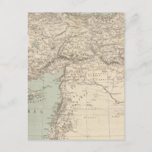Türkei Atlas-Karte Postkarte