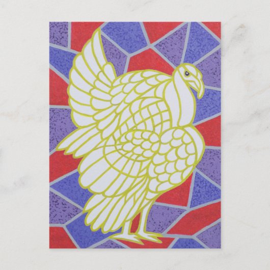Türkei auf festem Glas Postkarte (Vorderseite)