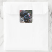 Türkei-Aufkleber Quadratischer Aufkleber (Tasche)