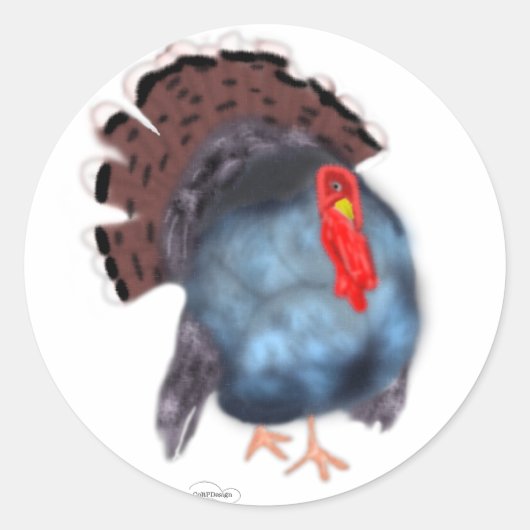 Türkei-Aufkleber Runder Aufkleber (Vorderseite)