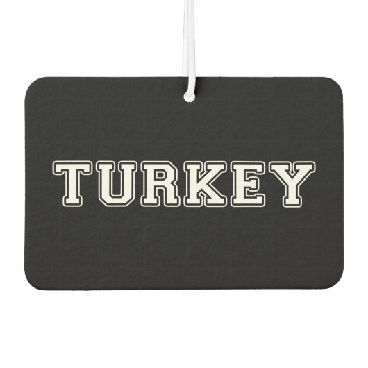 Türkei Autolufterfrischer (Vorderseite)