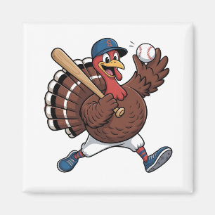 Türkei Batter Baseball Baseball Game Baseball Magnet