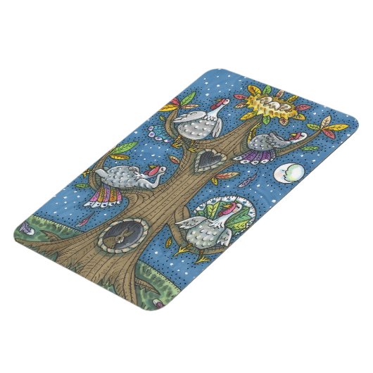 TÜRKEI BAUM, ERNTEDANK FUNNY GOBBLERS MAGNET (Linke Seite)