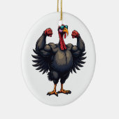 Türkei Bodybuilding Erntedank Day Gym Workout Keramik Ornament (Rechts)