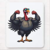 Türkei Bodybuilding Erntedank Day Gym Workout Mousepad (Vorne)