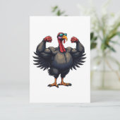 Türkei Bodybuilding Erntedank Day Gym Workout Save The Date (Stehend Vorderseite)