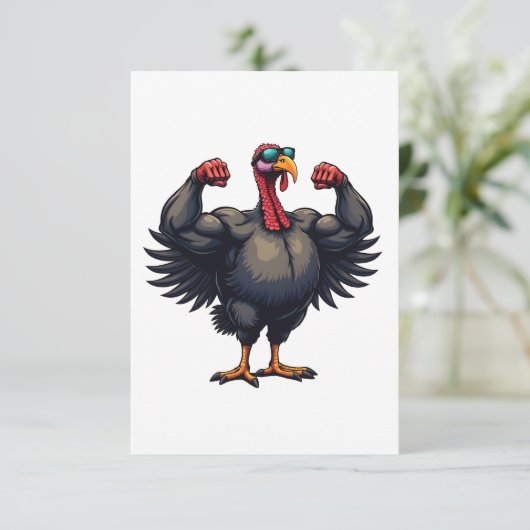 Türkei Bodybuilding Erntedank Day Gym Workout Save The Date (Stehend Vorderseite)