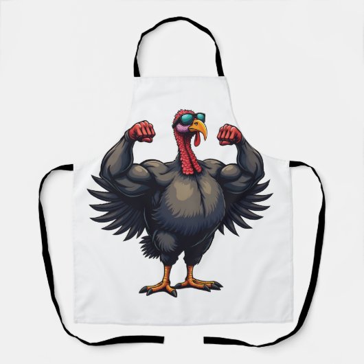 Türkei Bodybuilding Erntedank Day Gym Workout Schürze (Vorderseite)