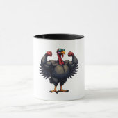 Türkei Bodybuilding Erntedank Day Gym Workout Tasse (Zentrum)