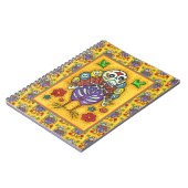 TÜRKEI-BONEN FARBFARBIG ERNTEDANK BIRD SKULL NOTIZBLOCK (Linke Seite)