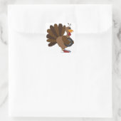 Türkei Bowl Quadratischer Aufkleber (Tasche)