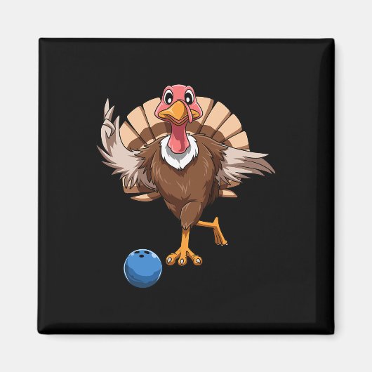 Türkei Bowling Erntedank Türkei Bowling Magnet (Vorne)