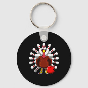 Türkei Bowling Spieler Bowlers Fall Vibes Thanksgi Schlüsselanhänger
