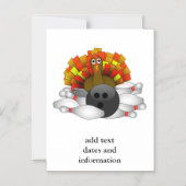 Türkei - Bowling Streik Magneteinladung (Vorderseite)