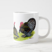 Türkei Broad Breastes Bronze Jumbo-Tasse (Rechts)