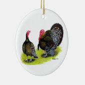 Türkei Broad Breastes Bronze Keramik Ornament (Rechts)