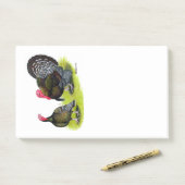Türkei Broad Breastes Bronze Post-it Klebezettel (Auf Schreibtisch)