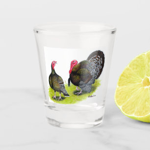 Türkei Broad Breastes Bronze Schnapsglas