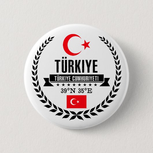 Türkei Button (Vorderseite)