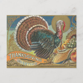 Türkei Cornucopia Erntedank Gruß Feiertagspostkarte