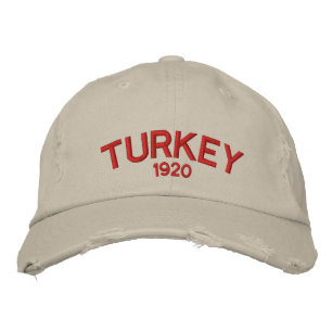 Türkei Custom Distressed Baseball Cap Bestickte Baseballkappe