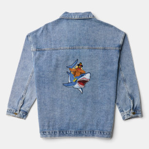 Türkei Dabbing Riding Hai Cooler Erntedank Geschen Jeansjacke