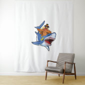 Türkei Dabbing Riding Hai Cooler Erntedank Geschen Wandteppich (Beispiel)