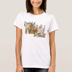 Türkei Dankbar gesegnet Danksagungen T-Sh T-Shirt