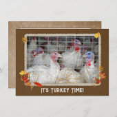 Türkei Day Dinner Einladung (Vorne/Hinten)