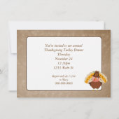 Türkei Day Dinner Einladung (Rückseite)