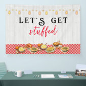 Türkei Day Friendsgiving Erntedank Dinner Banner (Messe)